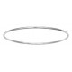 Pulsera de plata rigida 2MM con diámetro 63