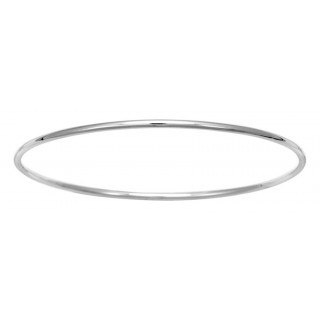 Pulsera de plata rigida 2MM con diámetro 63