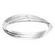 Pulsera rígida de 3 aros de plata Oro Vivo