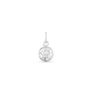 Colgante de plata balón de fútbol