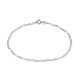 Corrente 3x1 em ouro branco 9 kt