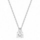 Colar Ouro Branco 18K Diamante Criado 1.00CT