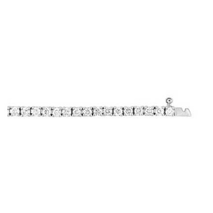 Pulsera Oro Blanco 18K Diamantes Creados 1.00CT