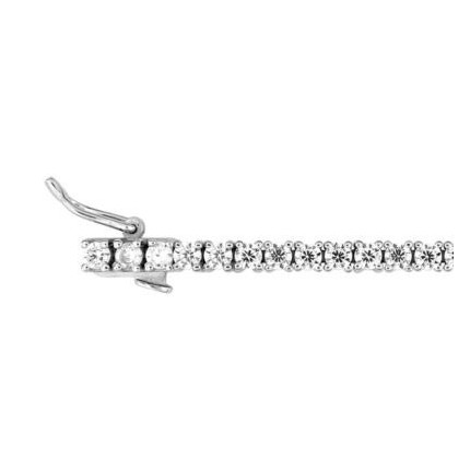 Pulseira Ouro Branco 18K Diamantes Criados 3.00CT