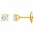 Pendientes Oro Amarelo Diamantes Creados 2 x 0.30CT