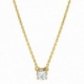 Collar Oro Amarillo 18K Diamante Creado 0.30CT