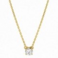 Colar Ouro Amarelo 18K Diamante Criado 0.30CT