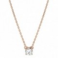 Collar Oro Rosa 18K Diamante Creado 0.30CT