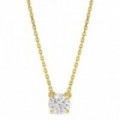 Colar Ouro Amarelo 18K Diamante Criado 0.70CT