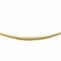 Collar de oro amarillo 9k Centro 5 mm