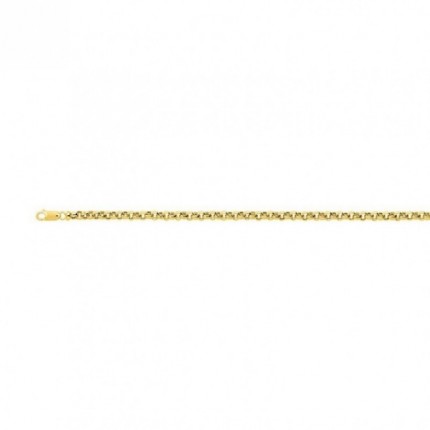 Pulseira ou colares em ouro amarelo 9K Jaseron 18cm
