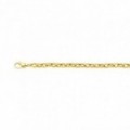 Cadena ovalda oro de 18k 5 mm