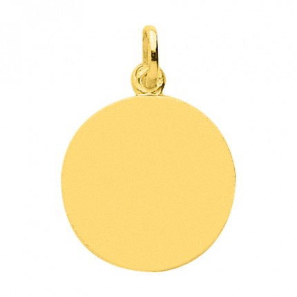 Medalha em ouro amarelo 9k com São Cristovão