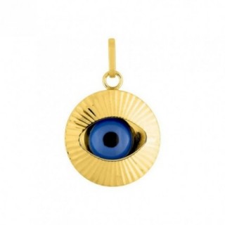 Pendente Olho em Ouro Amarelo 9K