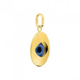 Colgante Ojo de Oro Amarillo 9K
