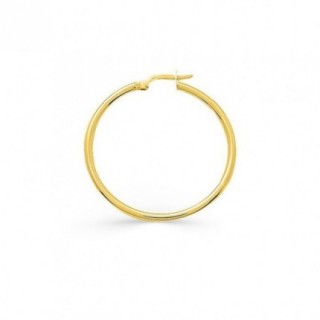 Pendientes de aro de 30 mm en Oro Amarillo 9K