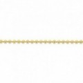 Pulsera de bolas bañada en oro