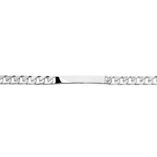 Pulseira em prata "lembra-te de mim" com pendente central