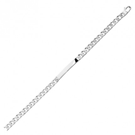 Pulsera No me Olvides de plata con colgante central