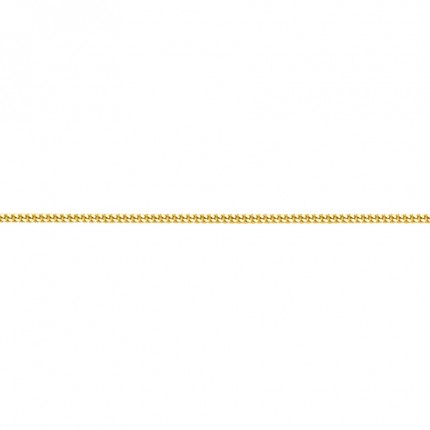 Cadena gourmette de oro amarillo 9K con eslabones amplios