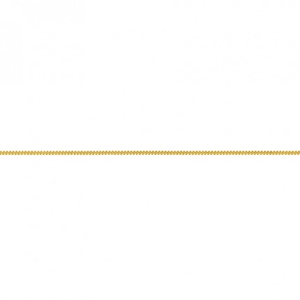 Cadena gourmette de oro amarillo 9K