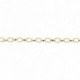 Pulseira de malha oca bicolor em ouro 18K