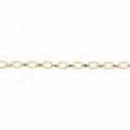 Pulsera de malla hueca bicolor en oro de 18K