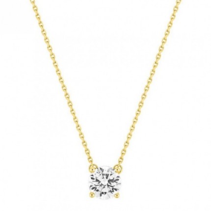 Collar Oro Amarillo 18K Diamante Creado 1,00CT