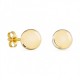 Brincos bola em ouro amarelo 18K 7 mm