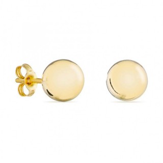Pendientes de oro amarillo de 18K bolas 7 mm