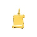 Colgante de oro amarillo 9k con pergamino Oro Vivo