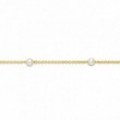 Pulsera de oro amarillo 18K y perlas cultivadas de agua dulce