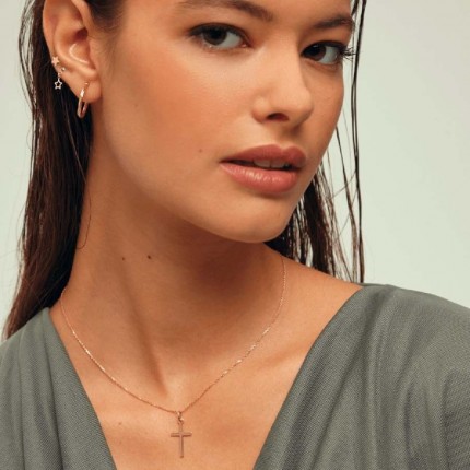 Fio em ouro amarelo 9k diamantado, 0,97 mm