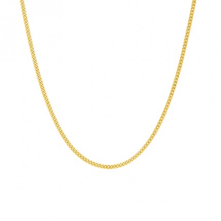 Cadena gourmet de oro amarillo 9 KT