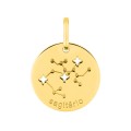 Colgante Horóscopo portugués Sagitario de oro amarillo 18K