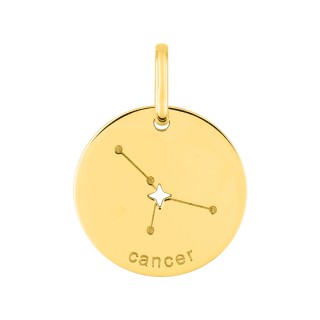 Colgante Horóscopo español Cáncer de oro amarillo 18K
