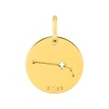 Colgante Horóscopo español Aries de oro amarillo 18K