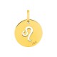 Medalha do Horóscopo espanhol Leão dorado