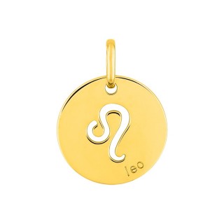 Colgante Horóscopo español Leo dorado