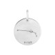 Colgante Horóscopo español Aries de plata