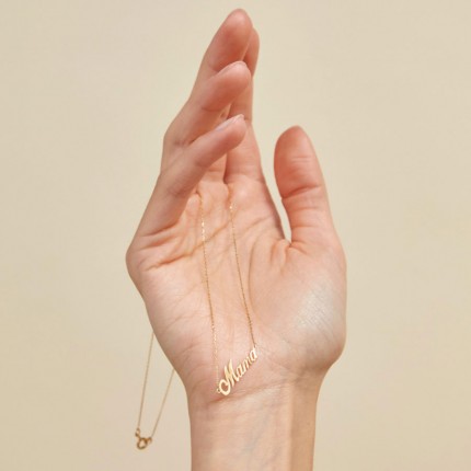 Colar em ouro 9KT Mamá 42+3 cm
