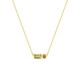 Colar em ouro amarelo 18k com peridoto e citrino
