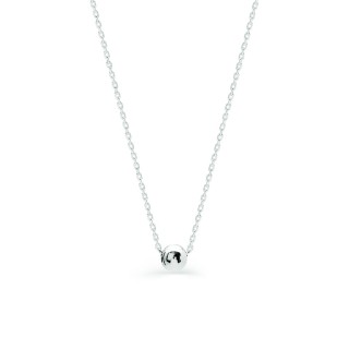 Collar de plata bola 42CM