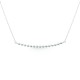 Collar de plata 15 bolitas centrales 42CM