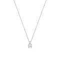 Colar em ouro branco 18 k de 42 cm