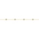 Pulsera de oro amarillo de 18K con circonitas en chatones