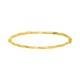Pulsera de oro amarillo 18 K rígida original diseño trenzado