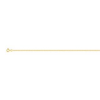Fio em ouro amarelo 9 kt diamantada, 1,60 mm