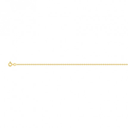 Fio em ouro amarelo 9 kt diamantada, 1,60 mm