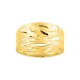Anillo de oro de 9K amarillo diseño grabado